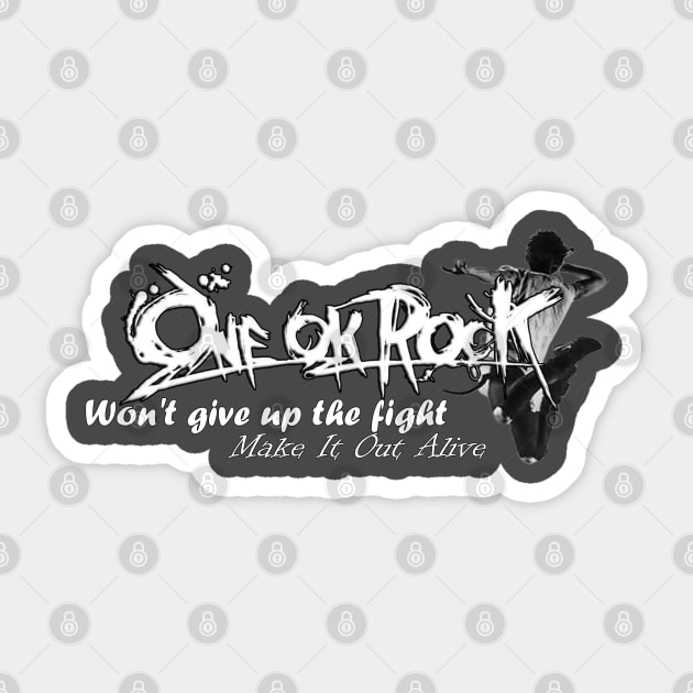 One Ok Rock - Make it Out Alive Sticker by Neon Moonlight